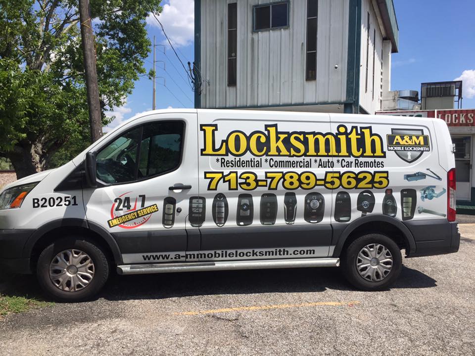 A&M Mobile Locksmith van
